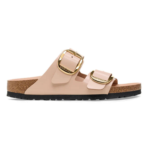 BIRKENSTOCK ARIZONA BIG BUCKLE SHINE NATURAL LEATHER 113 pelle+beige 1026553