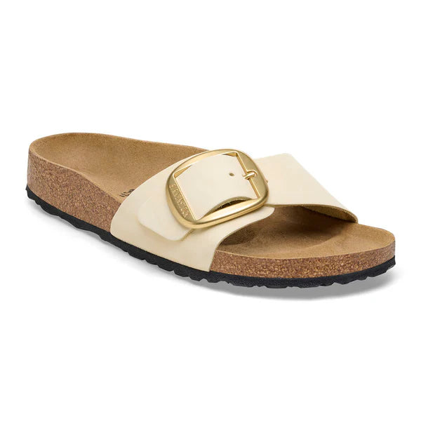 BIRKENSTOCK MADRID BIG BUCKLE NUBUCK LEATHER 223 nabuk+beige 1026604