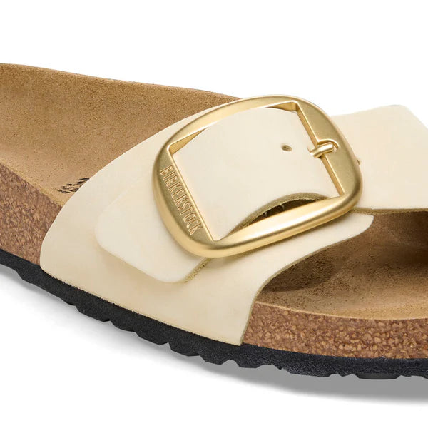 BIRKENSTOCK MADRID BIG BUCKLE NUBUCK LEATHER 223 nabuk+beige 1026604