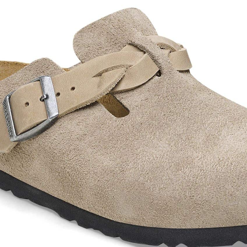 BIRKENSTOCK BOSTON BRAIDED 333 scam+beige 1026694