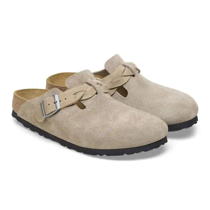 BIRKENSTOCK BOSTON BRAIDED 333 scam+beige 1026694