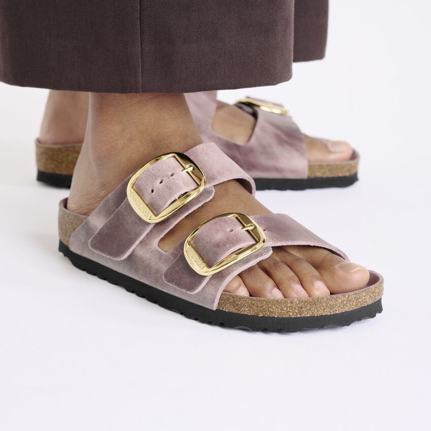 BIRKENSTOCK ARIZONA BIG BUCKLE OILED LEATHER 118 pelle+viola 1029267