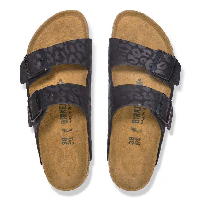 BIRKENSTOCK ARIZONA LEO SYNTHETICS 661 stamp+nero 1030563