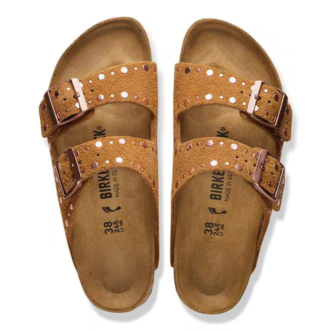 BIRKENSTOCK ARIZONA RIVET SUEDE LEATHER 334 scam+marr 1031731