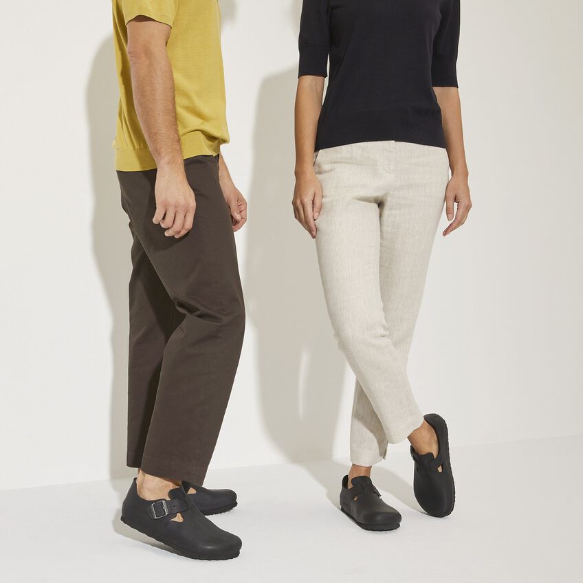 BIRKENSTOCK LONDON OILED LEATHER 221 nabuk+nero 166543