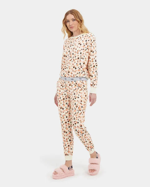 UGG 1104852 CATHY CREAM PAINTED LEOPARD CREAM PAINTED LEOPAR