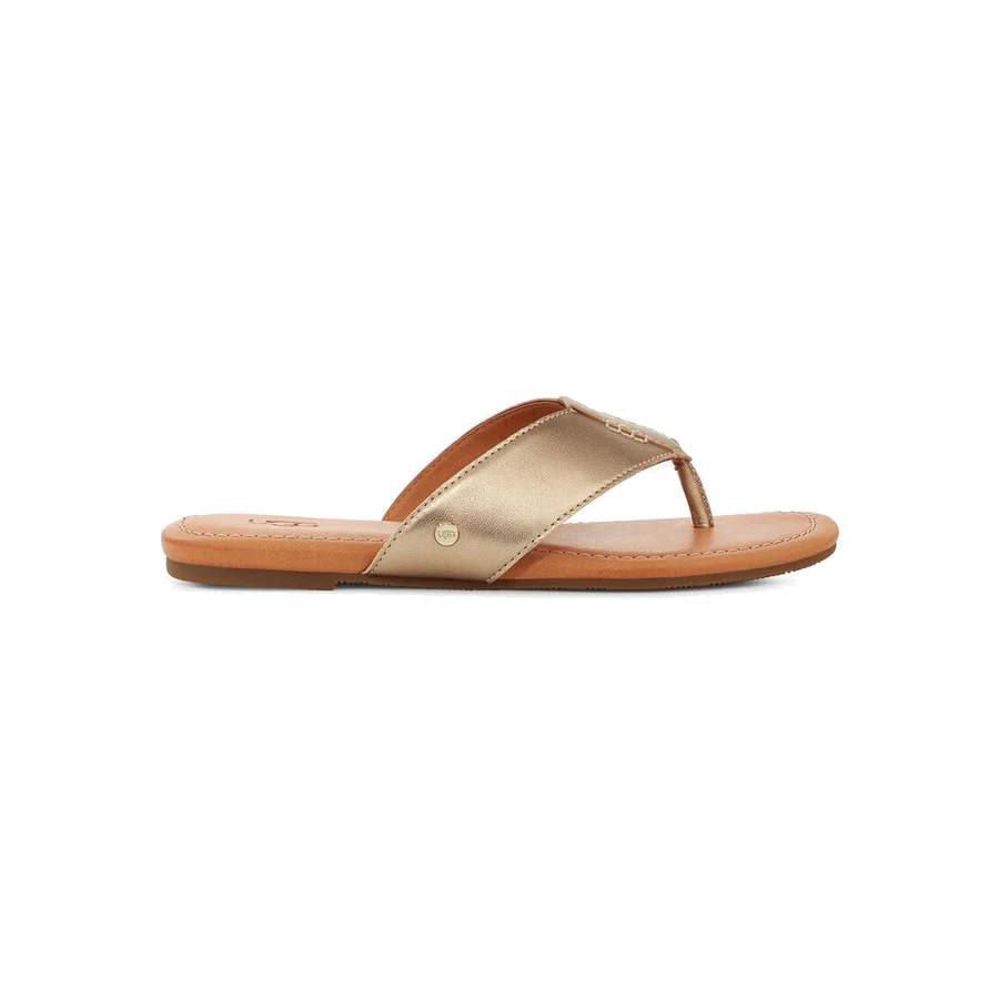 UGG 1142177W 1142178W CAREY FLIP GOLD METALLIC