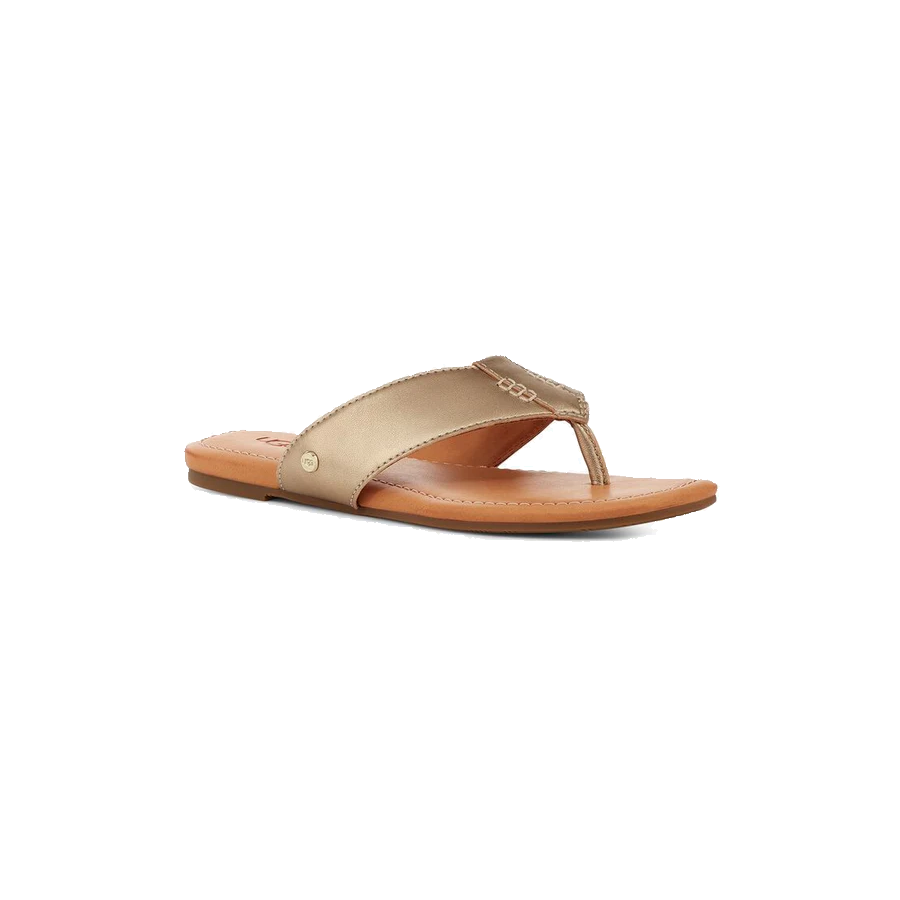 UGG 1142177W 1142178W CAREY FLIP GOLD METALLIC