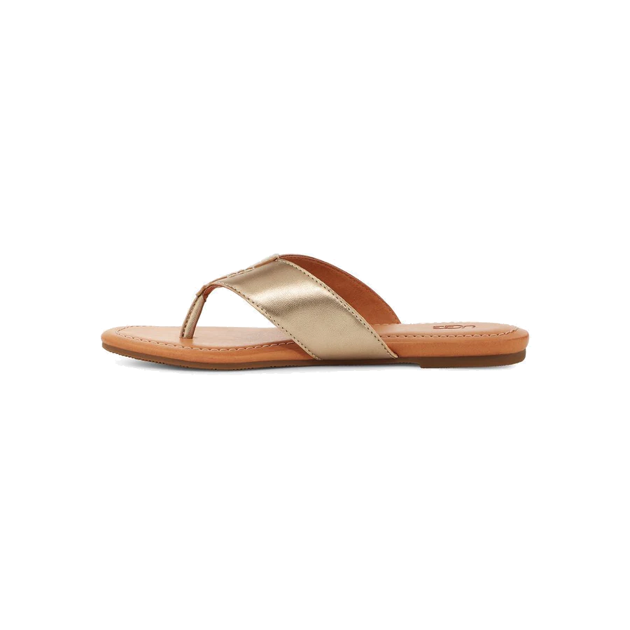 UGG 1142177W 1142178W CAREY FLIP GOLD METALLIC