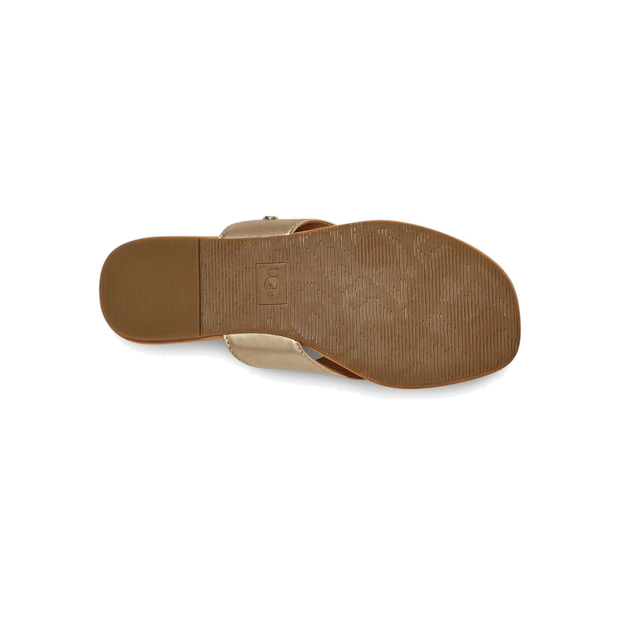 UGG 1142177W 1142178W CAREY FLIP GOLD METALLIC