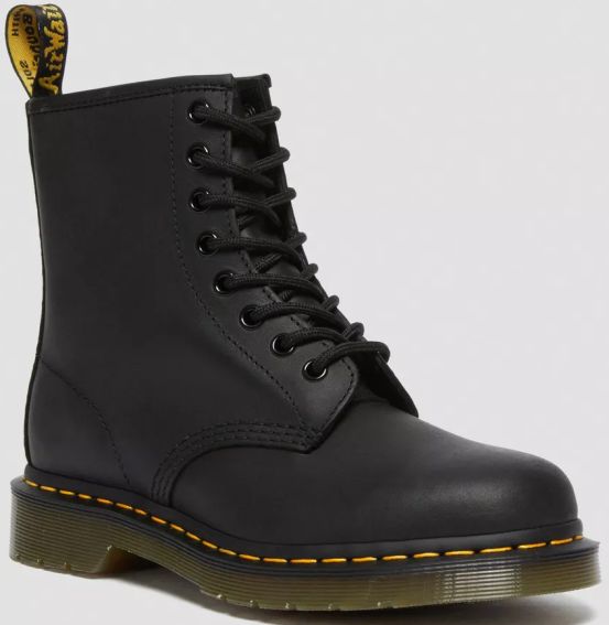 DR. MARTENS 1460 GREASE 111 pelle ingr+nero 11822003