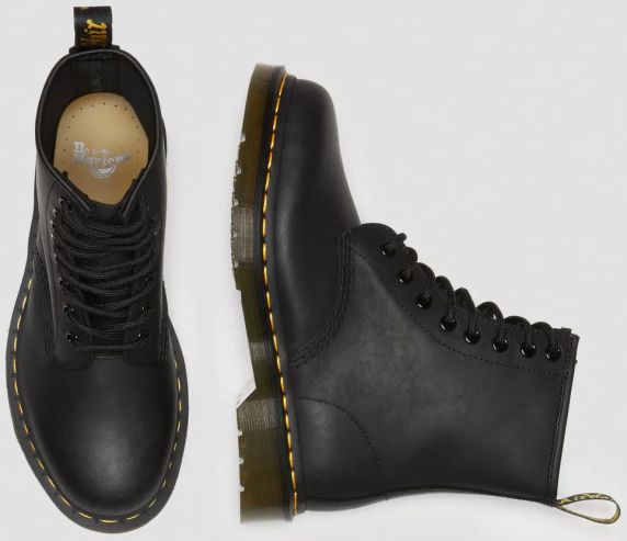 DR. MARTENS 1460 GREASE 111 pelle ingr+nero 11822003