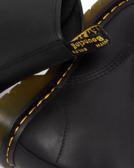 DR. MARTENS 1460 GREASE 111 pelle ingr+nero 11822003