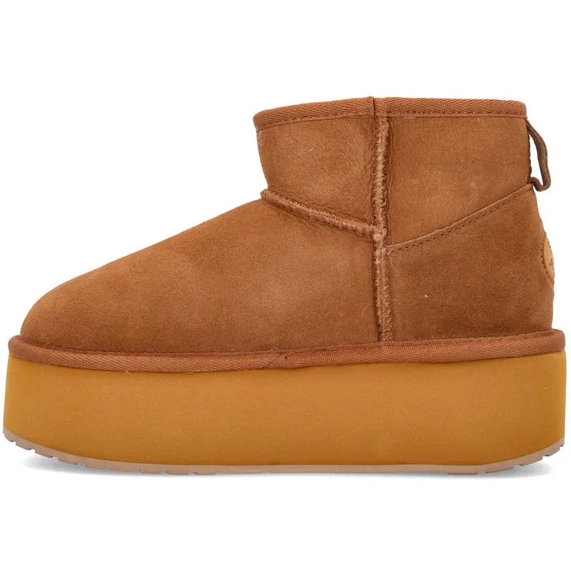 EMU STINGER MICRO FLATFORM W13082 334 scam+cuoio CHESTNUT