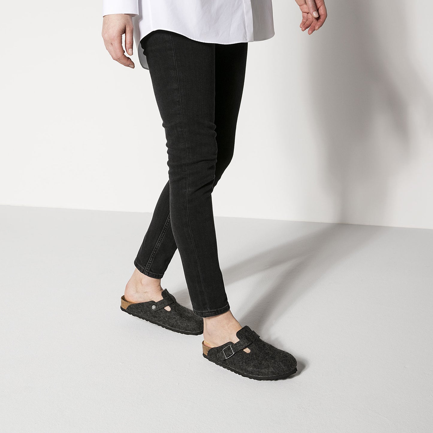 BIRKENSTOCK BOSTON FELTRO 160373 ANTHRAZIT