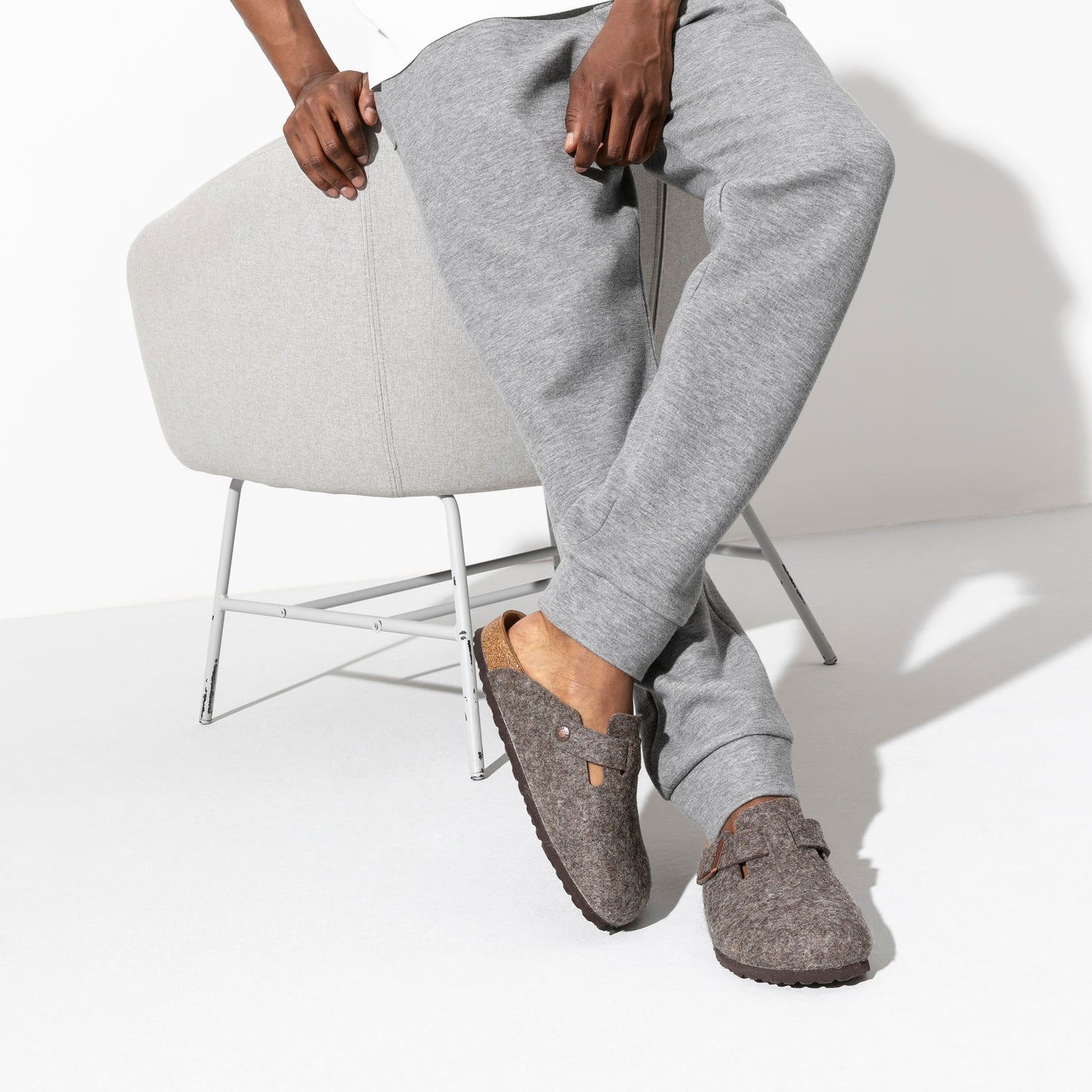 BIRKENSTOCK BOSTON FELTRO 160583 COCOA