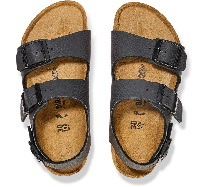 BIRKENSTOCK MILANO KIDS BIRKO FLOR 1026878 BLACK