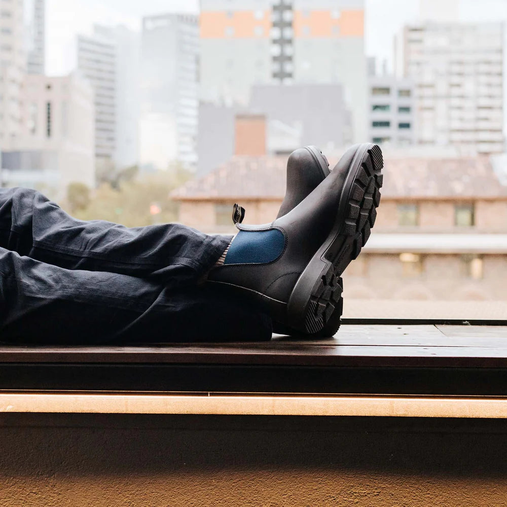 BLUNDSTONE 519-1917-1919-508-2208-585-587 111 pelle+nero-blu 1917