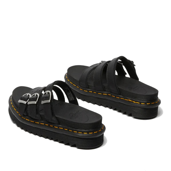 DR. MARTENS BLAIRE SLIDE 111 pelle+nero 25456001