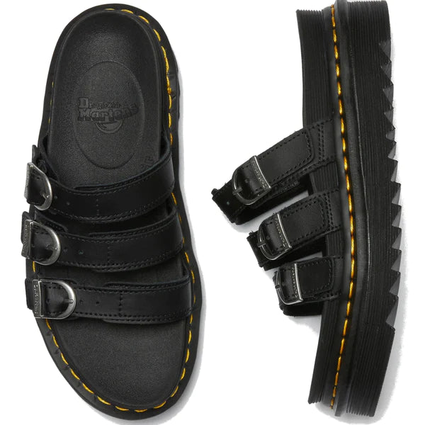 DR. MARTENS BLAIRE SLIDE 111 pelle+nero 25456001