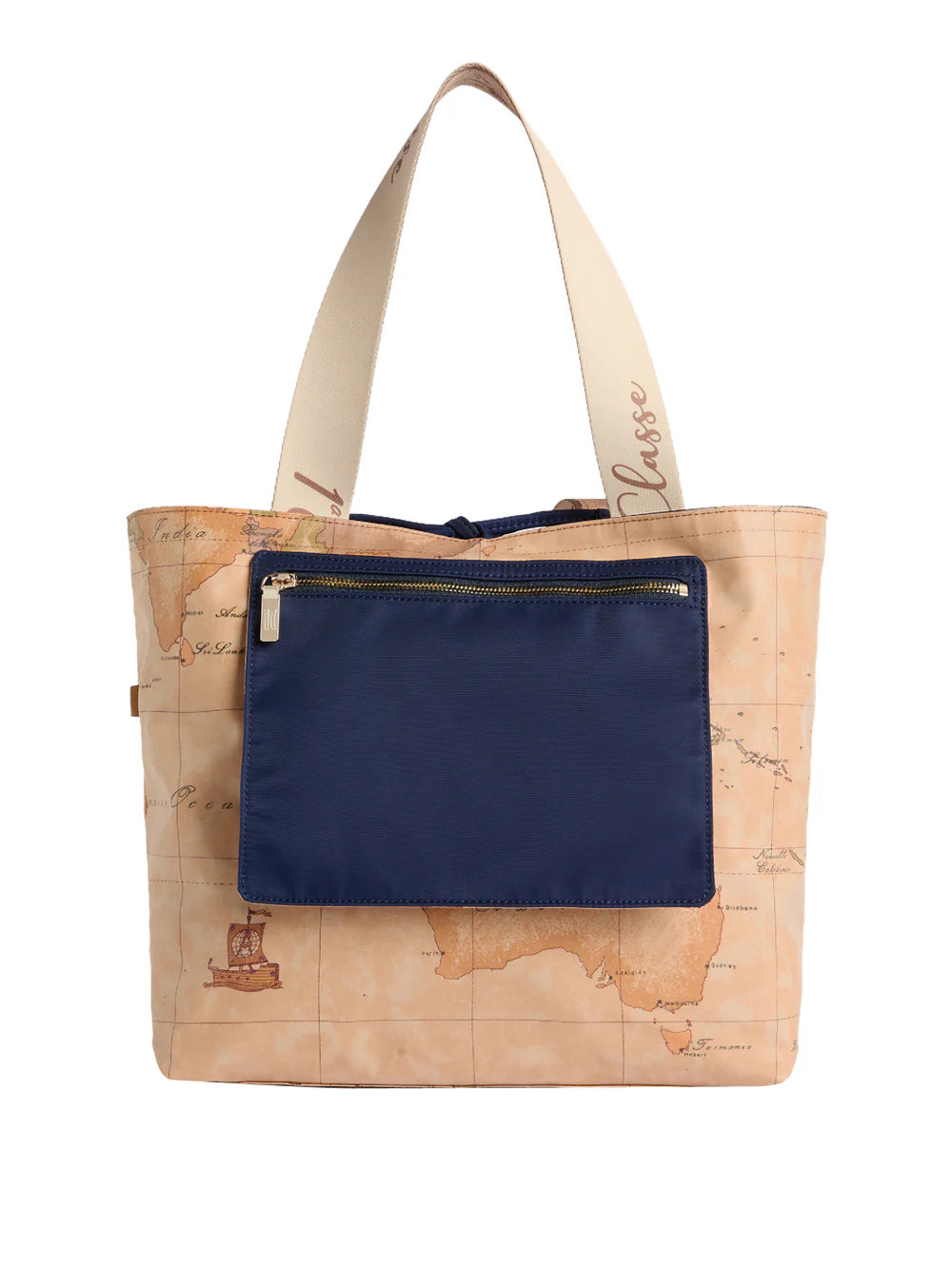 ALVIERO MARTINI 1 CLASSE LF57-9935 SHOPPER REVERSIBILE 665 stamp+blu 0100