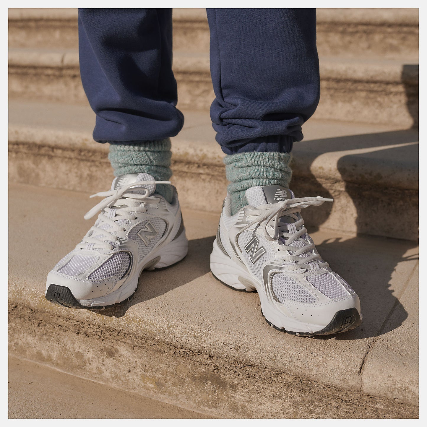 NEW BALANCE MR530 112 pelle+bianco-argen EMA