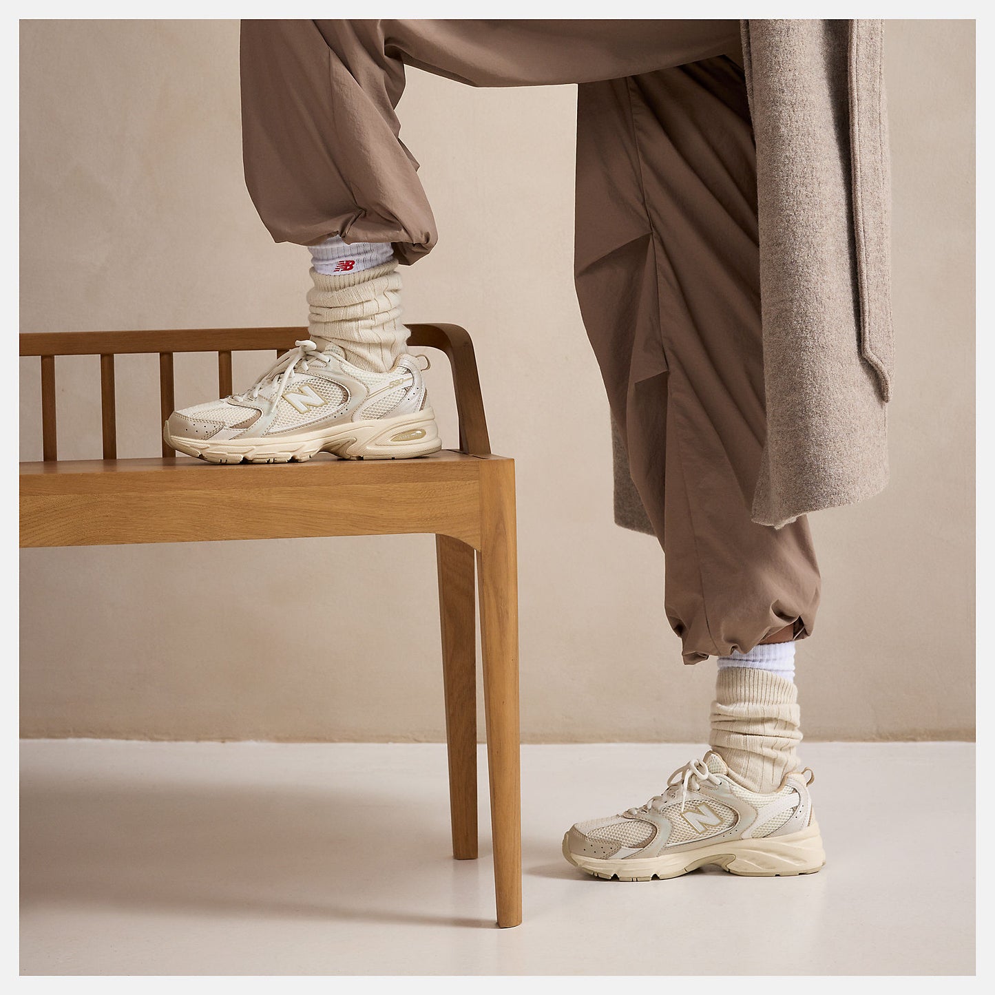 NEW BALANCE MR530 113 pelle+beige AA