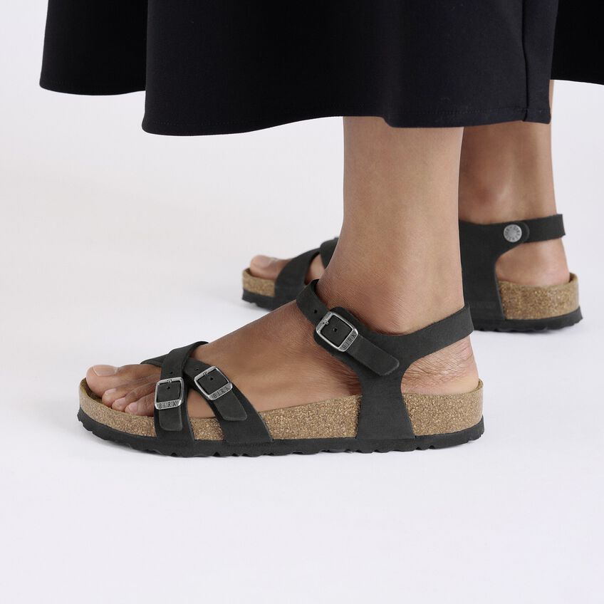 BIRKENSTOCK KUMBA SFB NUBUCK LEATHER 221 nabuk+nero 1029526