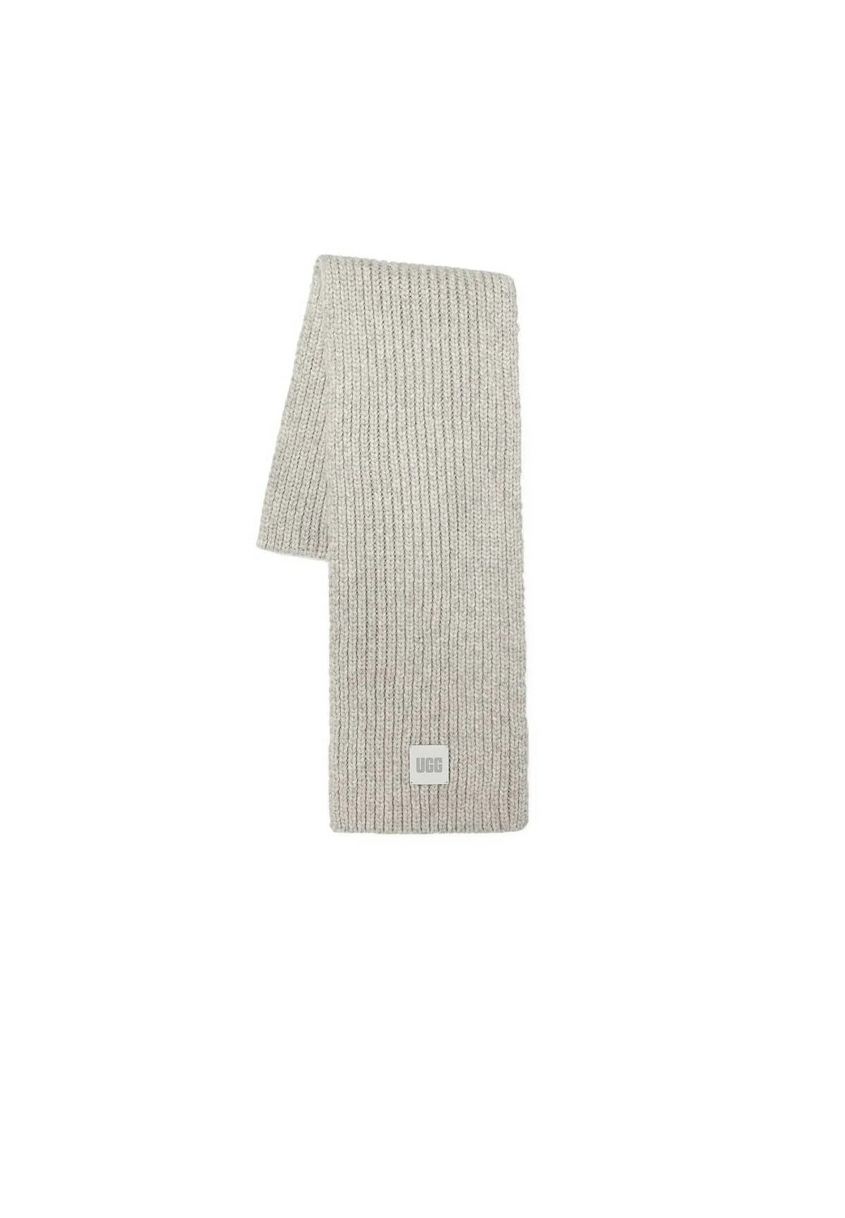 UGG 20166 W CHUNKY RIB KNIT SCARF LIGHT GREY