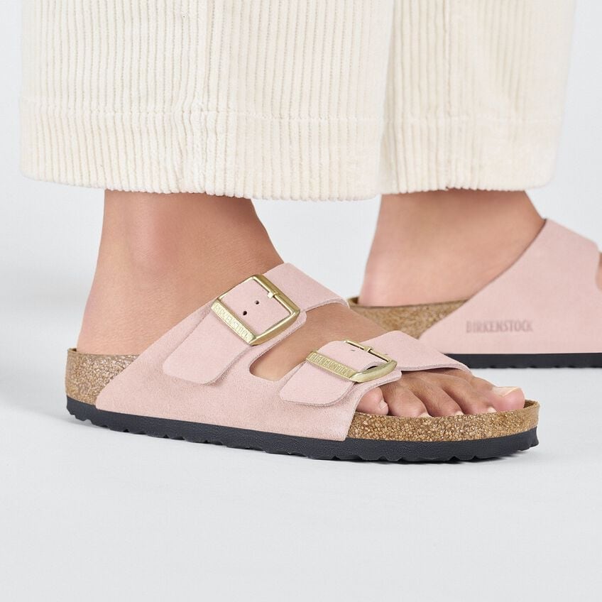 BIRKENSTOCK ARIZONA SUEDE LEATHER 338 scam+rosa 1026170