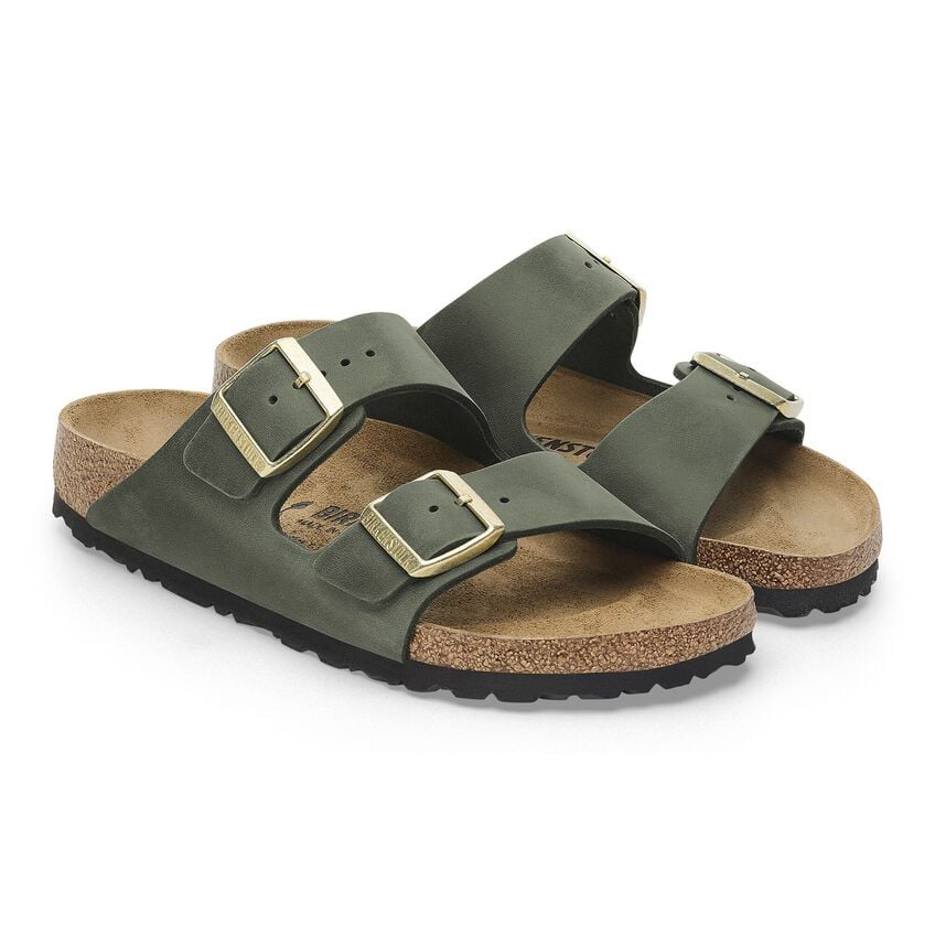 BIRKENSTOCK ARIZONA OILED LEATHER 228 nabuk+grigio 1028030