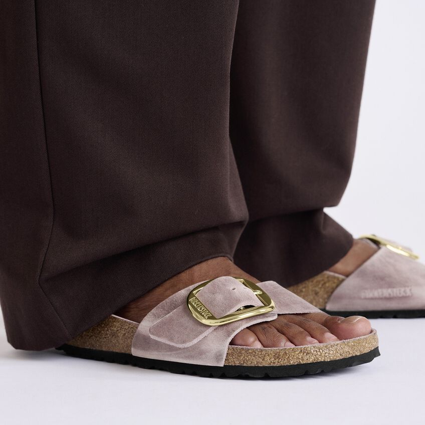 BIRKENSTOCK MADRID BIG BUCKLE OILED LEATHER 118 pelle+viola 1029300