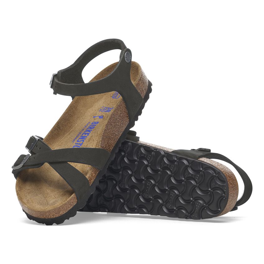 BIRKENSTOCK KUMBA SFB NUBUCK LEATHER 221 nabuk+nero 1029526