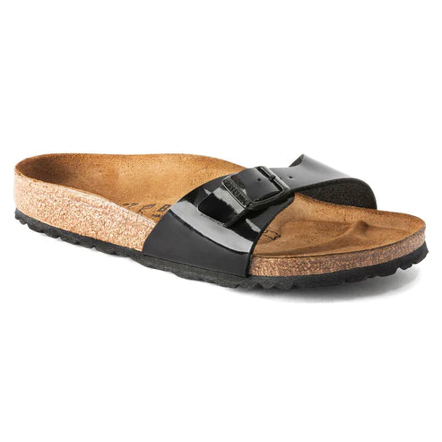 BIRKENSTOCK MADRID BIRKO FLOR 040303 LACK SCHWARZ