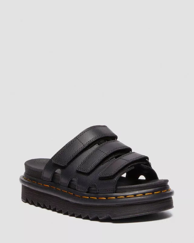 DR. MARTENS RAINE SLIDE 111 pelle+nero 40522001