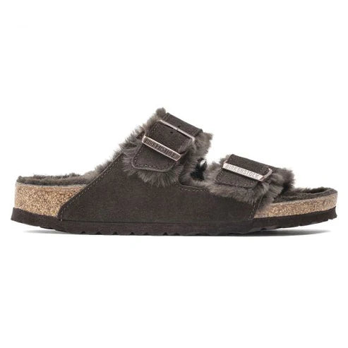 BIRKENSTOCK ARIZONA SHEARLING SUEDE LEATHER 334 scam+moro 1020528