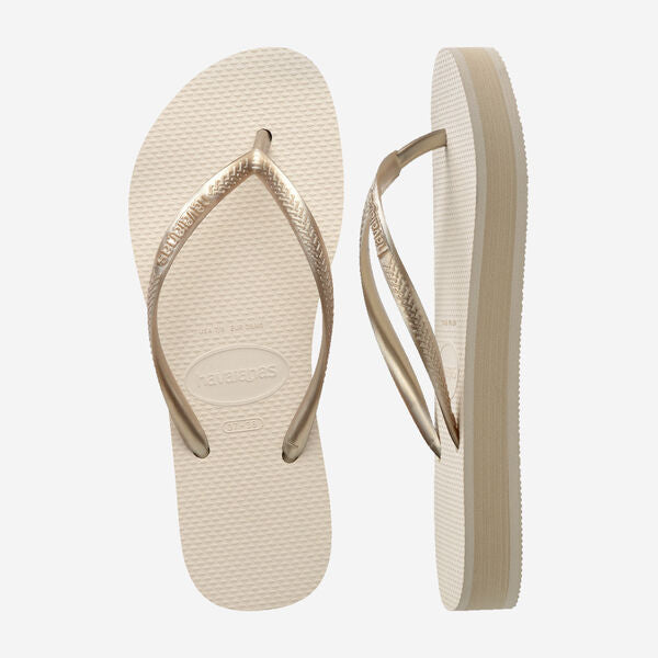 HAVAIANAS 4144537 SLIM FLATFORM 553 sint+beige 0121