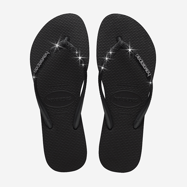 HAVAIANAS 4146975 SLIM GLITTER II 551 sint+nero 1069