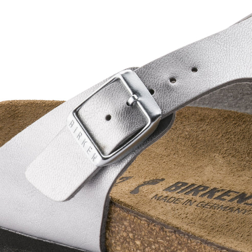 BIRKENSTOCK GIZEH BASICO BIRKO FLOR 118 pelle+argen 043851