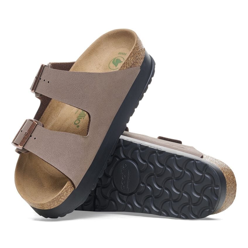 BIRKEN ARIZONA PLATFORM VEGAN BIRKO FLOR 224 nabuk+moro 1027417
