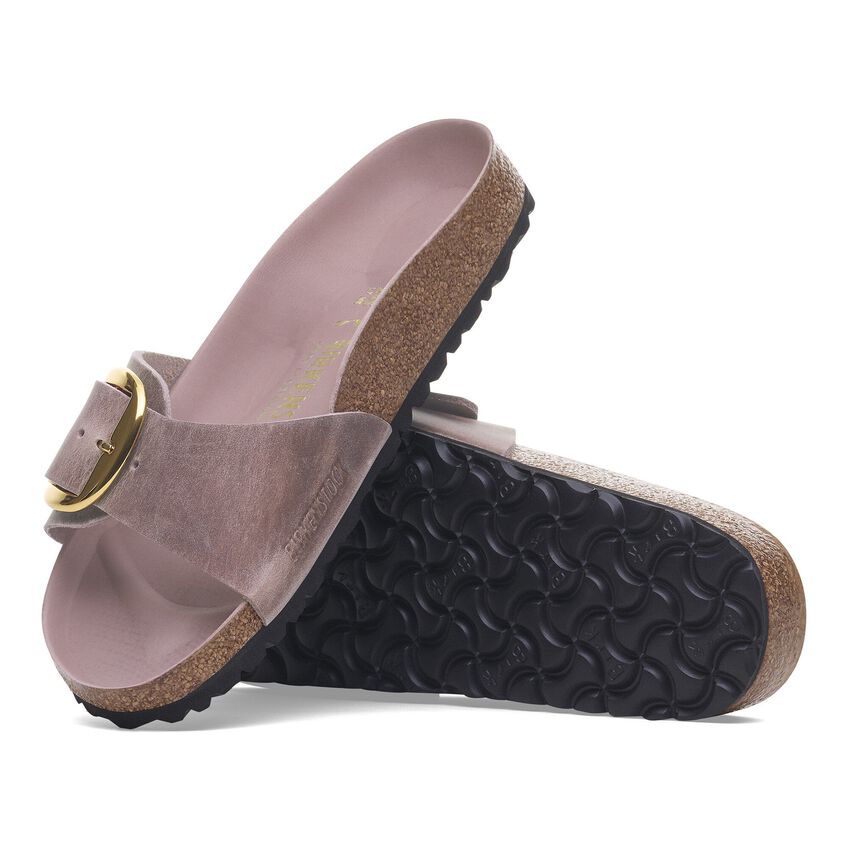 BIRKENSTOCK MADRID BIG BUCKLE OILED LEATHER 118 pelle+viola 1029300