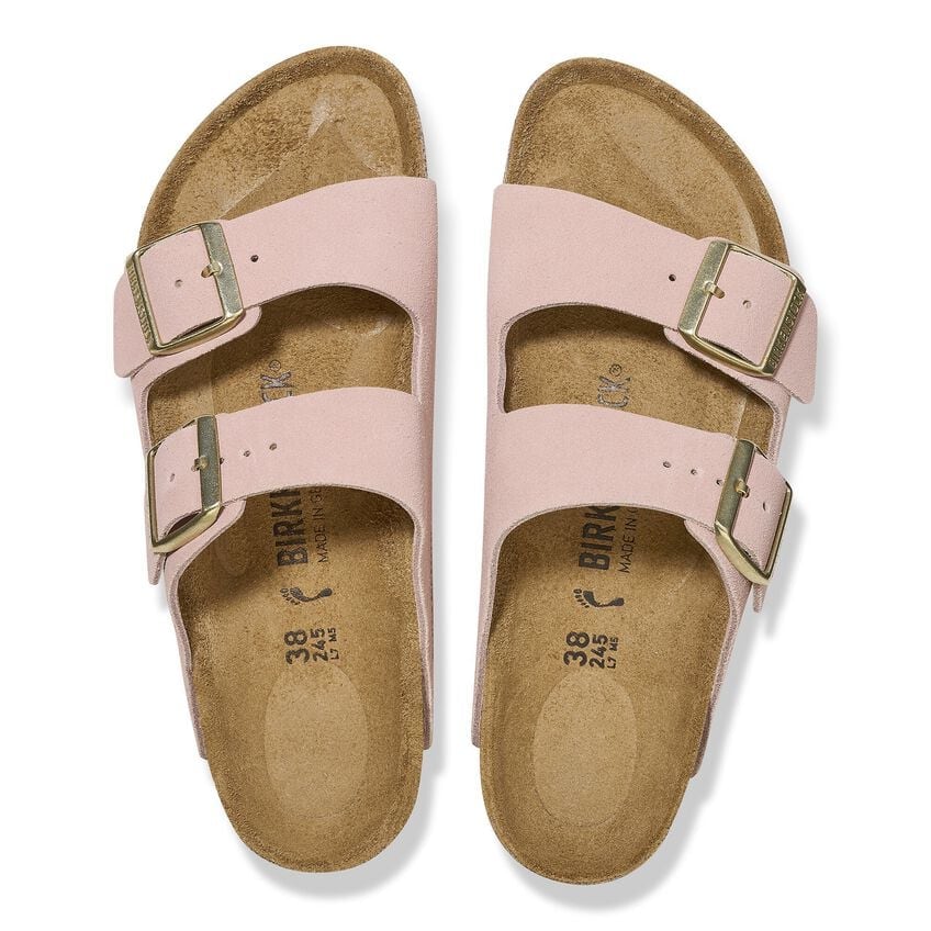 BIRKENSTOCK ARIZONA SUEDE LEATHER 338 scam+rosa 1026170