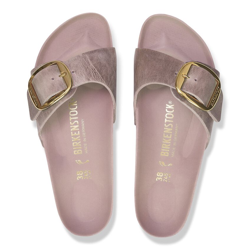 BIRKENSTOCK MADRID BIG BUCKLE OILED LEATHER 118 pelle+viola 1029300