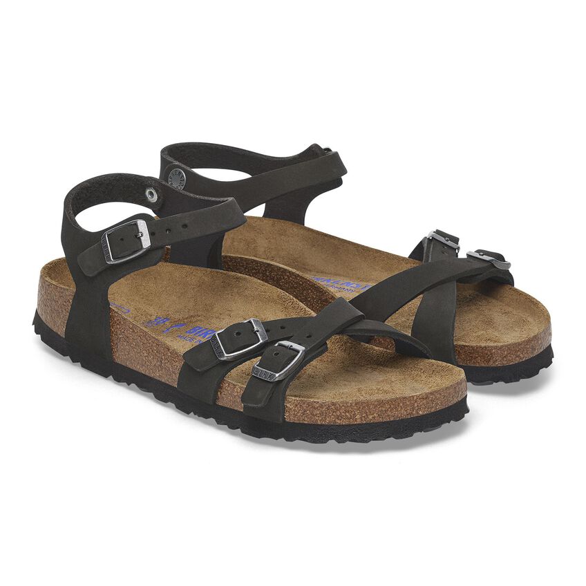 BIRKENSTOCK KUMBA SFB NUBUCK LEATHER 221 nabuk+nero 1029526
