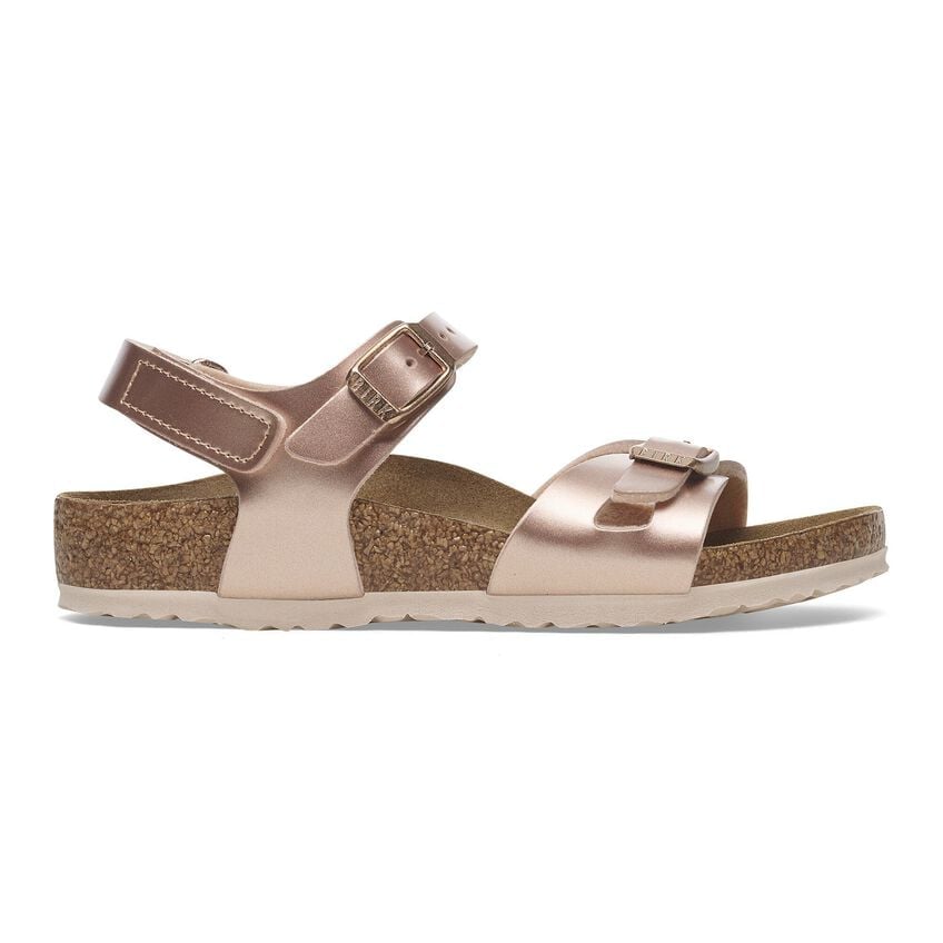 BIRKENSTOCK RIO KIDS BIRKO FLOR 118 pelle+rame 1029535