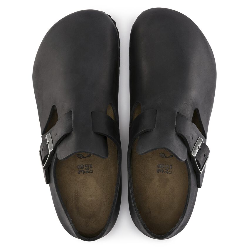 BIRKENSTOCK LONDON OILED LEATHER 221 nabuk+nero 166543