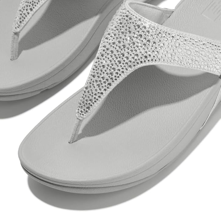 FITFLOP EC5 LULU TOE POST - HOTFIX 118 pelle+argen D63