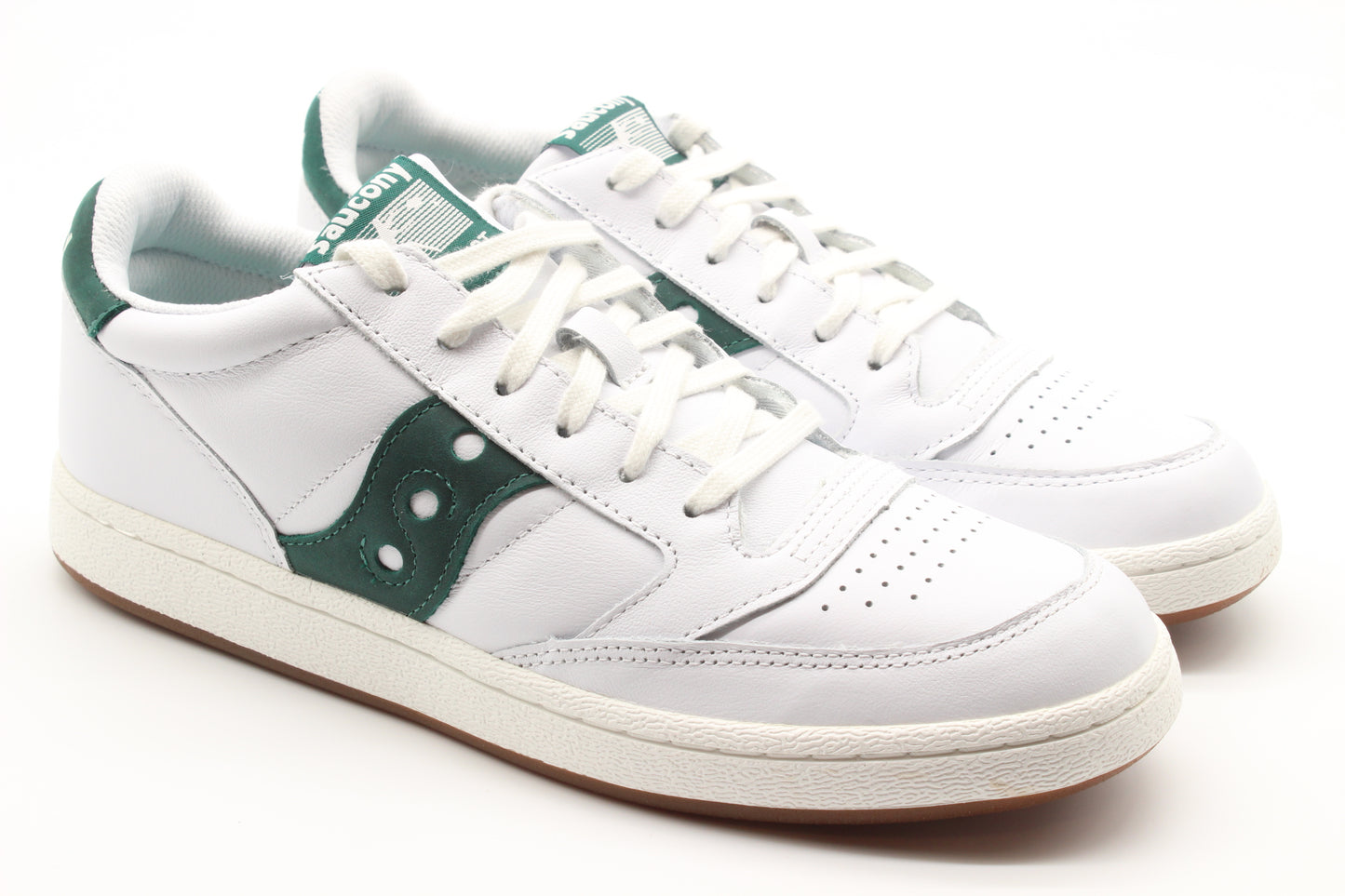 SAUCONY COURT MAN S70555 8 WHITE GREEN