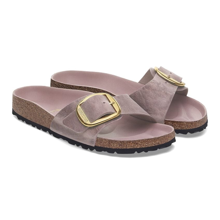 BIRKENSTOCK MADRID BIG BUCKLE OILED LEATHER 118 pelle+viola 1029300
