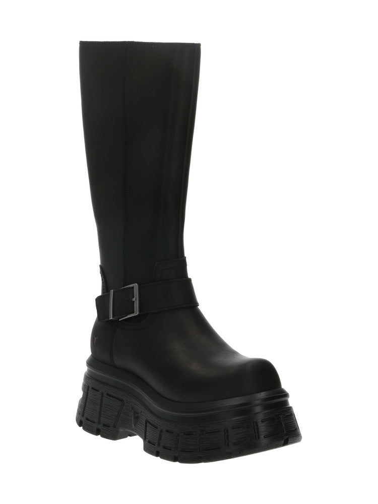 WINDSOR SMITH SMACK 111 pelle+nero